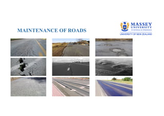 MAINTENANCE OF ROADS
 