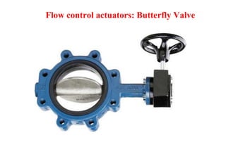 Flow control actuators: Butterfly Valve
 