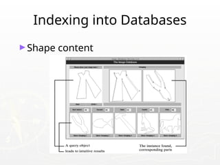 Indexing into Databases
►Shape content
 