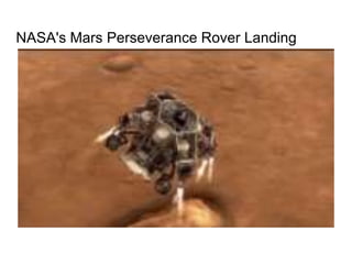 NASA's Mars Perseverance Rover Landing
 