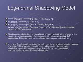 lecture on path loss n models on wireless.ppt