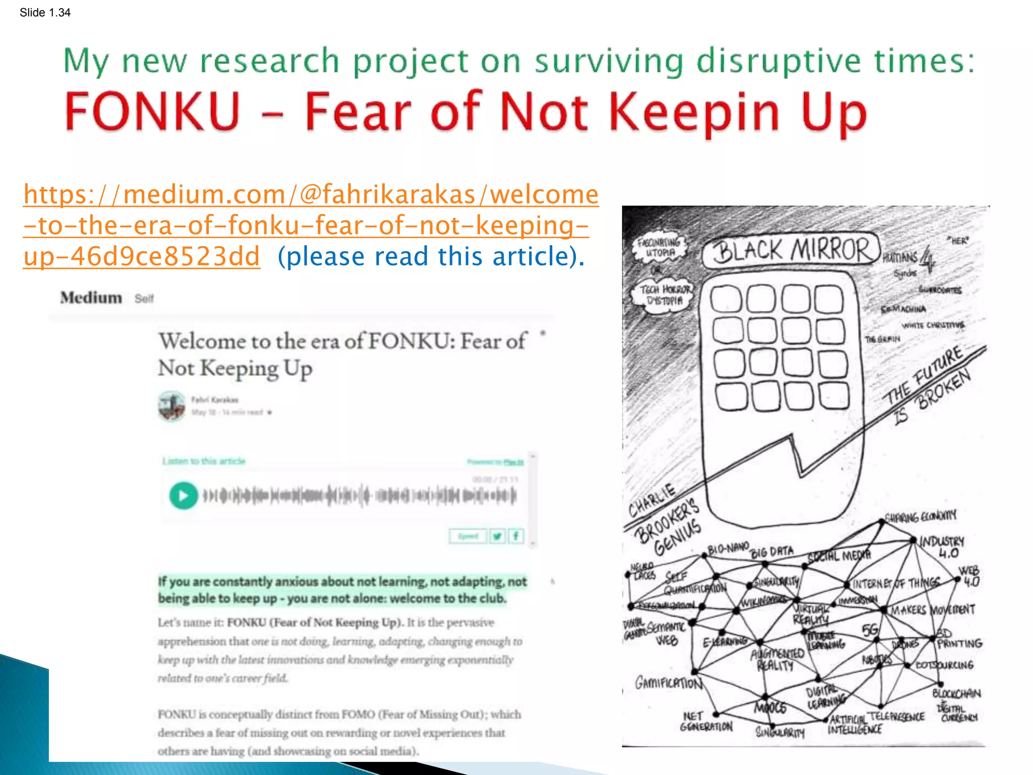 Slide 1.34
https://medium.com/@fahrikarakas/welcome
-to-the-era-of-fonku-fear-of-not-keeping-
up-46d9ce8523dd (please read this article).
 