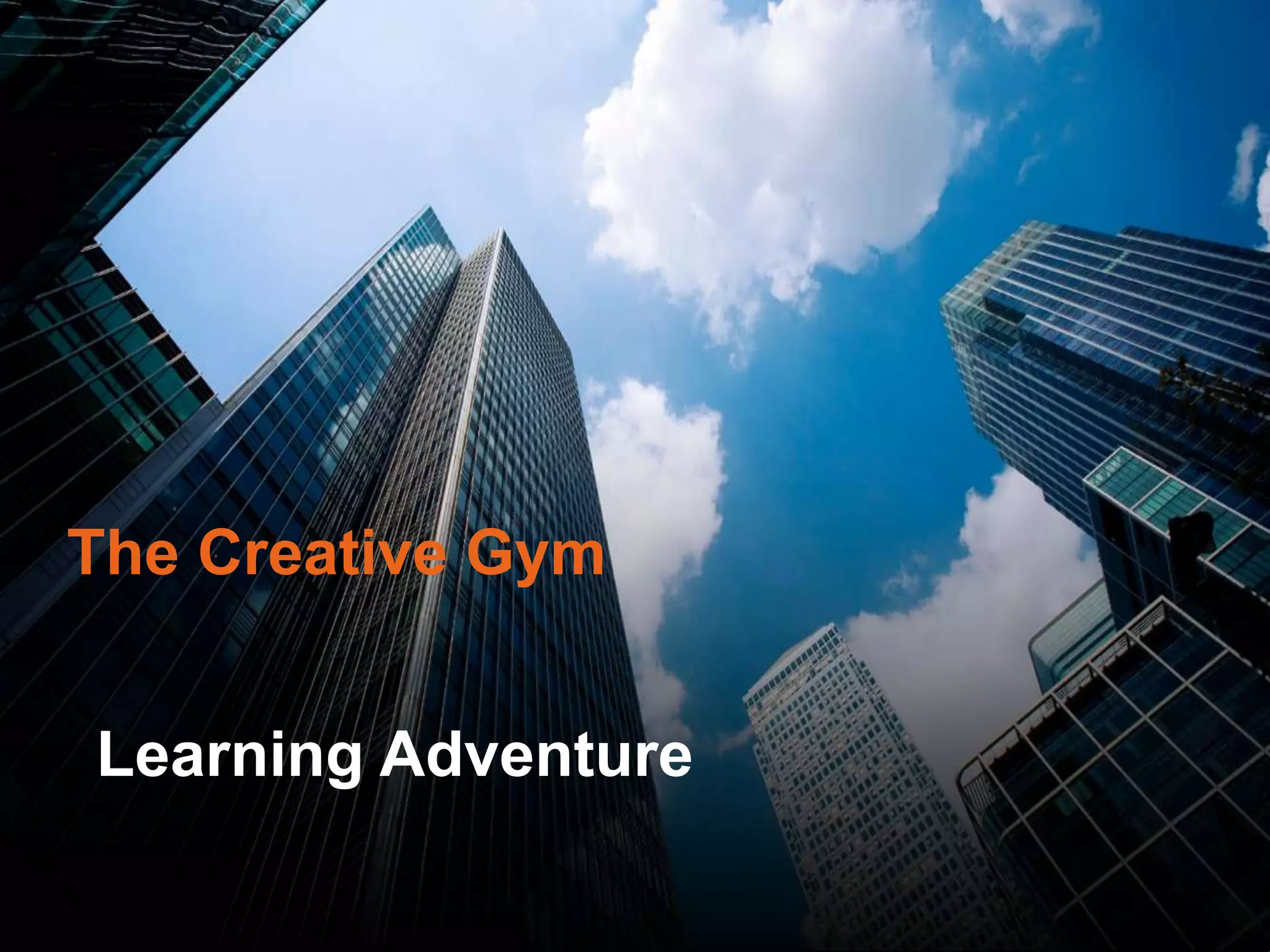 Learning Adventure
The Creative Gym
 