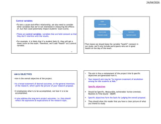 Lectures 7 & 8 - Research methods and scientific writing - Research ...
