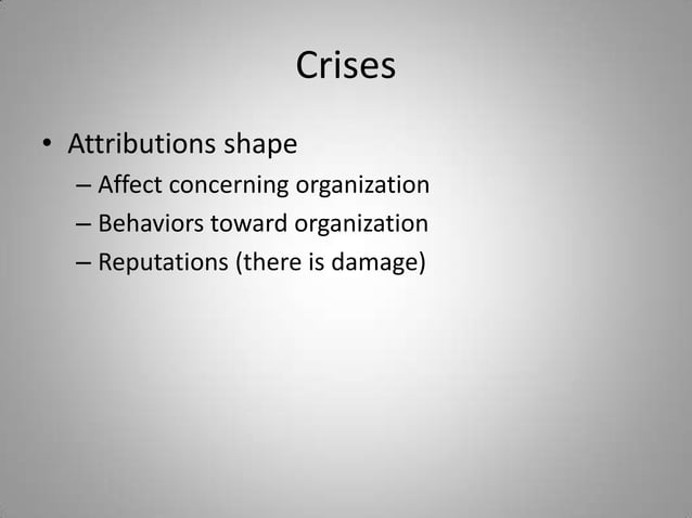 Explaining Situational Crisis Communication Theory SCCT 