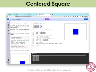 Introduction to Graphics Programming and Deep Learning in CS106A at ...
