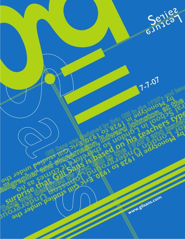 Lecture Series Poster