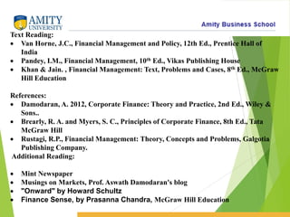 Lecture Session 1 Introduction to Financial management | PDF