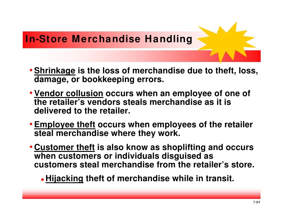 DC Lecture Seven Merchandise Buying and Handling