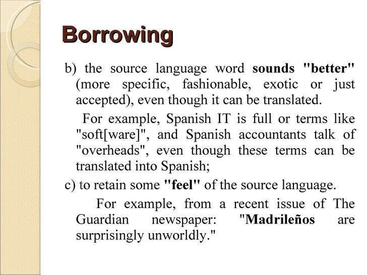 Translation Techniques From English Into Romanian And Russin