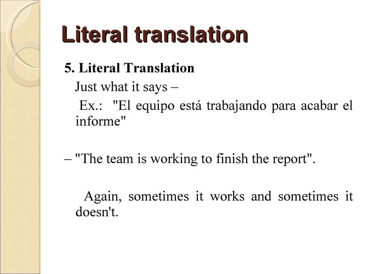 free or literal translation norms free or literal translation norms