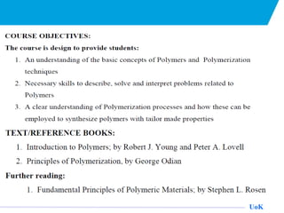 polymer science | PPTX