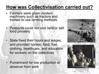 Collectivization Definition Lecture slides rise of stalin and impact (2016) updated-1703_gedits | PPTX