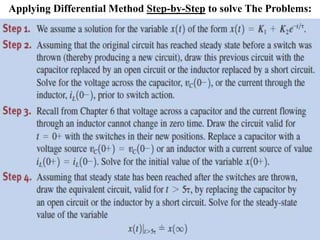 Applying Differential Method Step-by-Step to solve The Problems:
 