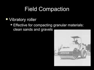 Compaction Roller Machine Compitency Example Lecture soil compaction | PPT