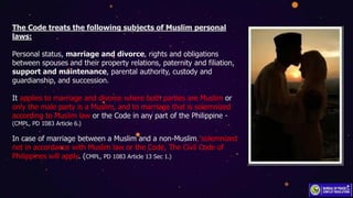 Pd 1083 Lectures on PD1083 ( Marriage, Divorce and Support) AFP.pdf
