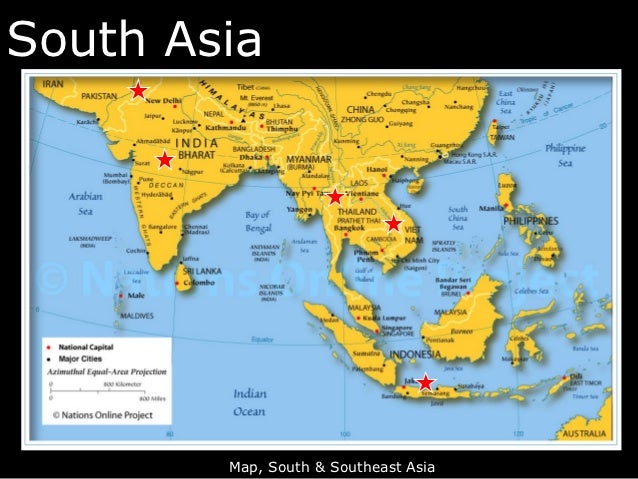 south asia map south southeast asia