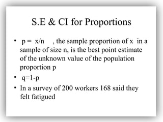 Understanding Standard Error and Confidence Intervals in Statistical ...