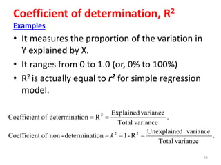 R2 Examples An Introduction to Statistics | PPTX