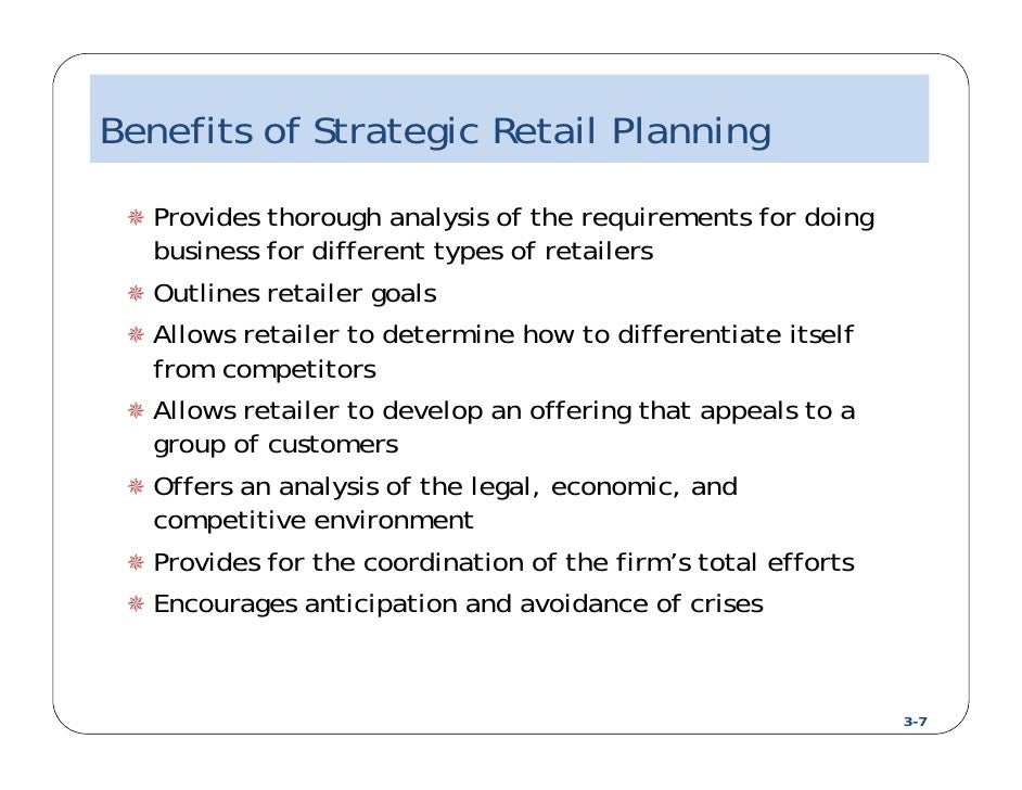 retail business planning
