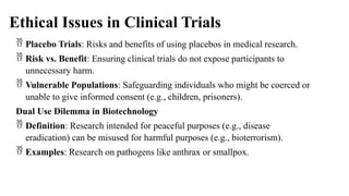 Biotechnology Risks Lecture two Biosafety and Bioethics in Modern Biotechnology.pptx