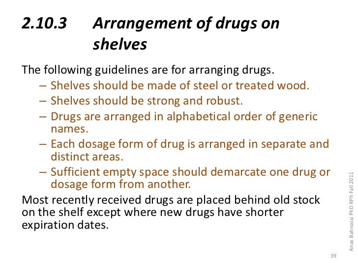 Hospital Pharmacy Lecture two