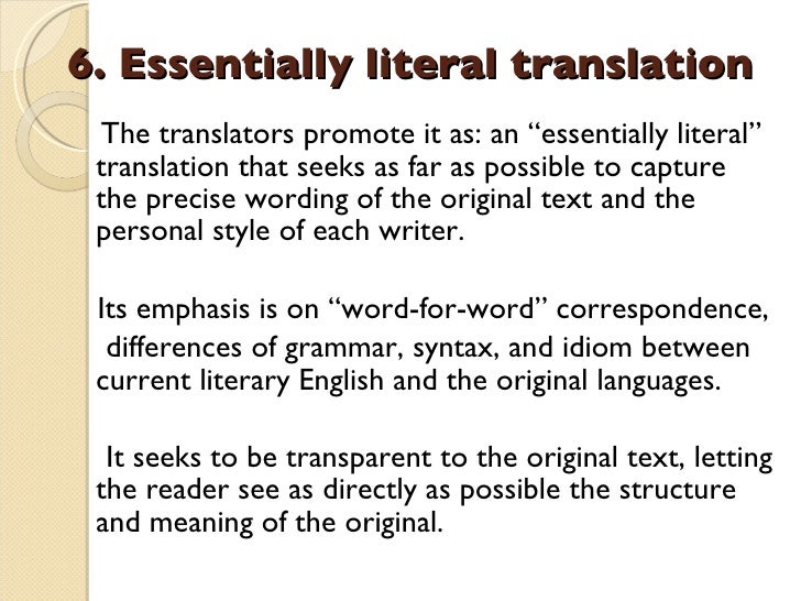 Translation Types