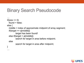Pseoudo Code Array CSEG1001Unit 3 Arrays and Strings | PDF
