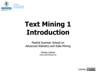 Text mining - from Bayes rule to dependency parsing
