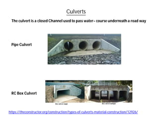 Types Lesser Culvert Comprehensive Hydraulic and Structural Design of Culverts and Related ...