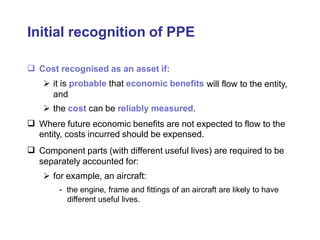 Accounting for Property, Plant and Equipment | PPTX