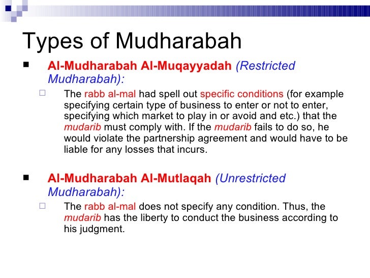 Shirkah Dan Mudharabah