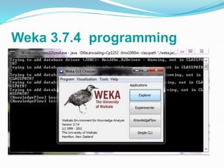 Weka Programming lecture weka of Data Mining Algorithms yaser issam hamodi aljanabi.pptx