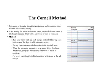 Lecture Writing Skills Note Taking II.pdf