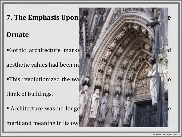 Lecture X Gothic Architecture