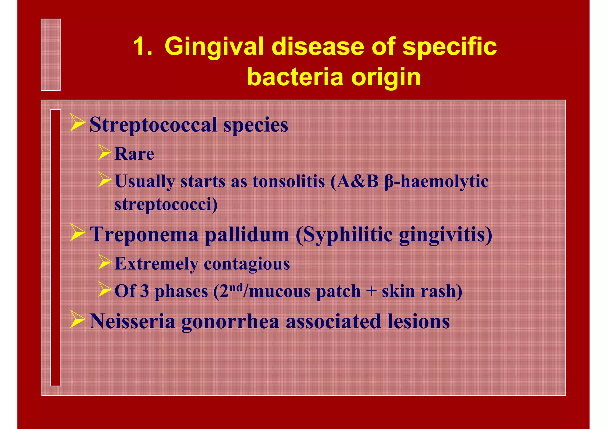 Treponema Rash Lecture xiii ju-oral pathology-lecture xiii-perio5 | PDF