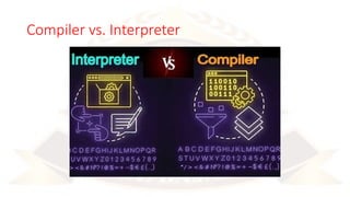Compiler vs. Interpreter
 