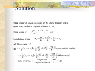 Lectur of thin walled pressure vessels | PPT