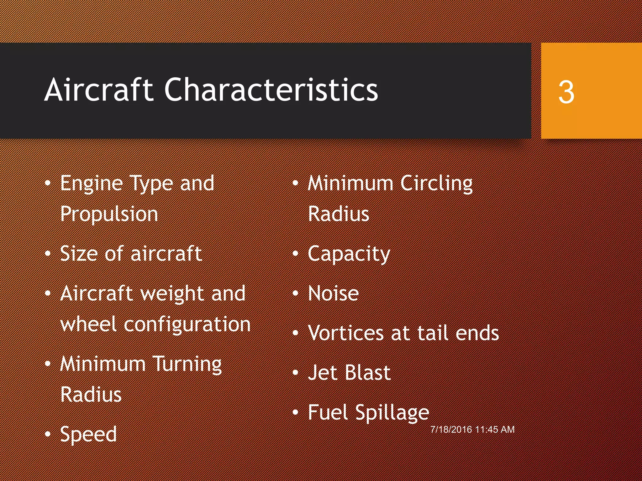 aircraft characteristics | PDF