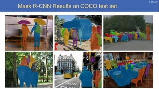 Y. LeCun
Mask R-CNN Results on COCO test set
 