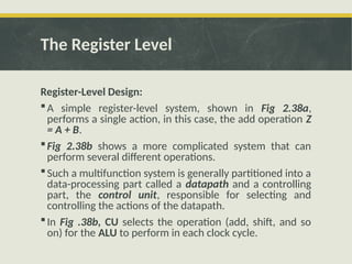 Register Design System Lecutre-3 Design Methodology - Computer Architecture.pptx