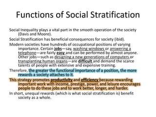 Lec v Social Stratification - Imran Ahmad Sajid | PPTX