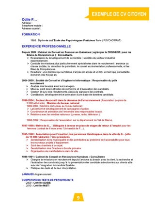 EXEMPLE DE CV CITOYEN




9
 