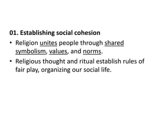 Lec viii Religion as Social Institution - Imran Ahmad Sajid | PPTX