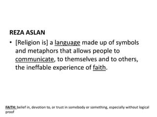 Lec viii Religion as Social Institution - Imran Ahmad Sajid | PPTX