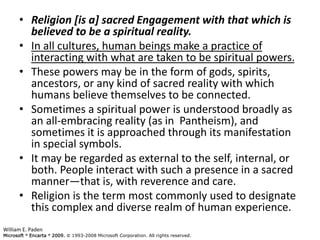 Lec viii Religion as Social Institution - Imran Ahmad Sajid | PPTX