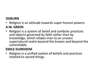 Lec viii Religion as Social Institution - Imran Ahmad Sajid | PPTX