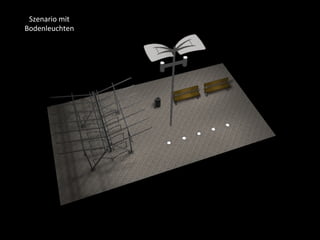 Szenario	
  mit	
  
Bodenleuchten	
  
 