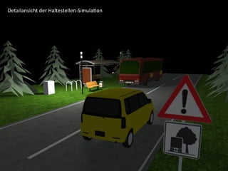 Detailansicht	
  der	
  Haltestellen-­‐Simula)on	
  
 