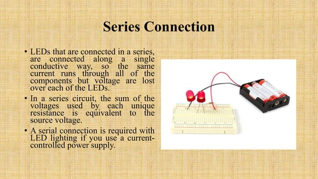 Led series and parallel connection | PPTX